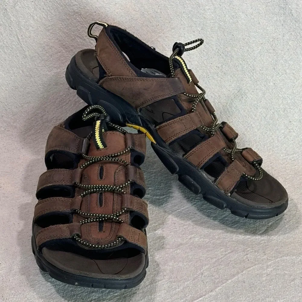 Everest 'Agile Brown' Hiking Water Sandals Mens Size 10.5M